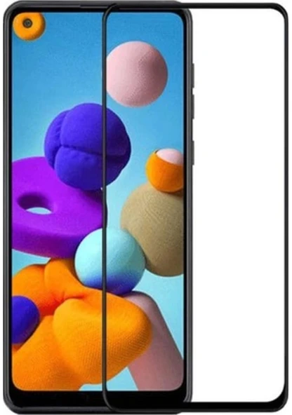 Samsung Galaxy M40 5D Tam Kaplayan Cam Siyah ürün görseli 1