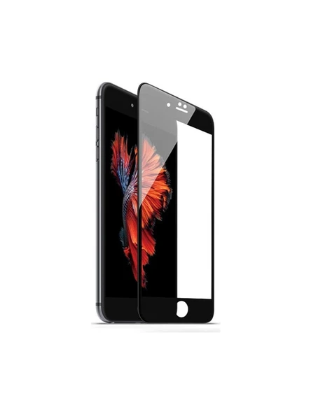 Apple iPhone 8 Plus 5D Tam Kaplayan Cam Siyah - 1