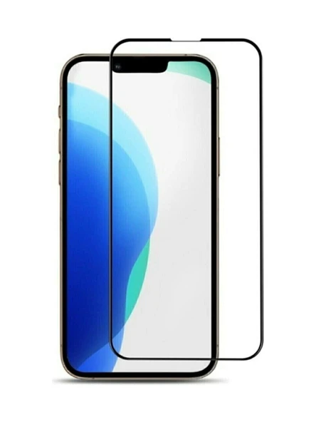 Apple iPhone 13 Mini 5D Tam Kaplayan Cam Siyah ürün görseli 1