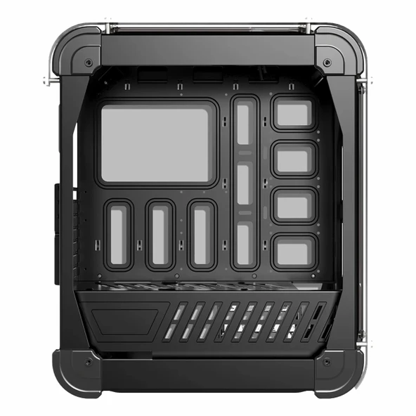 Rampage Castle USB 3.2 RGB ATX Mid Tower Siyah Kasa - Resim 3