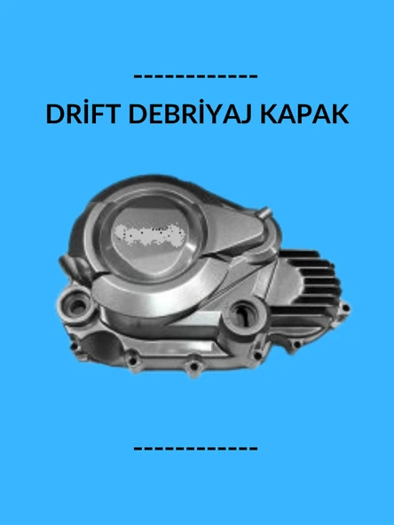 Drift Debriyaj Kapağı – Motosiklet Sağ Yan Motor Kapağı Alüminyum - 1