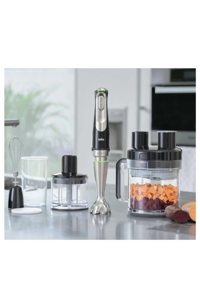 Braun MultiQuick 9 MQ9195XLI 1200 W Blender Seti - 5