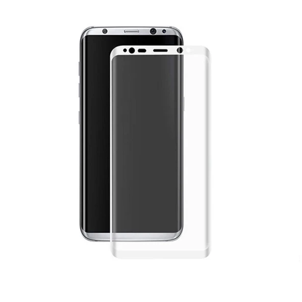 Samsung Galaxy S8 5D Tam Kaplayan Cam Beyaz ürün görseli 1