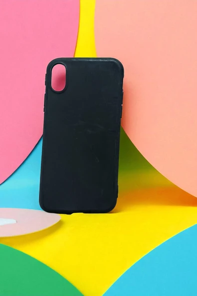 Kılıfx iPhone X / Xs Uyumlu Siyah Süper Silikon Telefon Kılıfı - 3