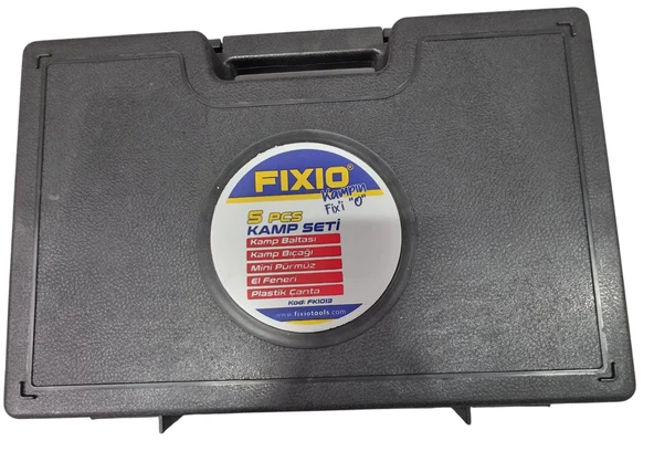 Fixio 5 Parça Kamp Seti (Balta,bıçak,mini Pürmüz,el Feneri,çanta) - 2