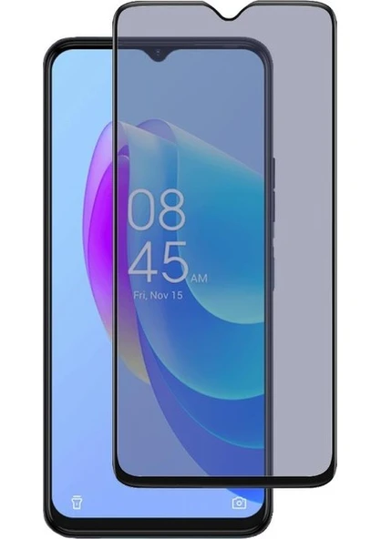 Realme C21Y 5D Hayalet Cam Siyah ürün görseli 1