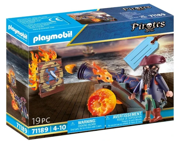 Playmobil 71189 Pirate and Fire Cannon ürün görseli