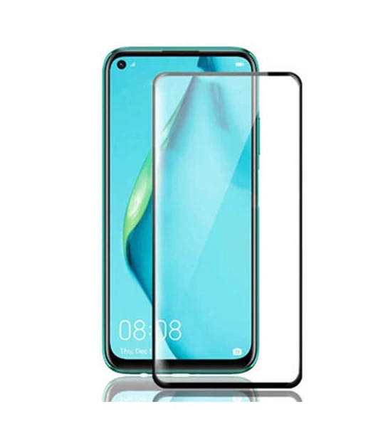 Huawei P20 Lite 2019 5D Tam Kaplayan Cam Siyah ürün görseli 1