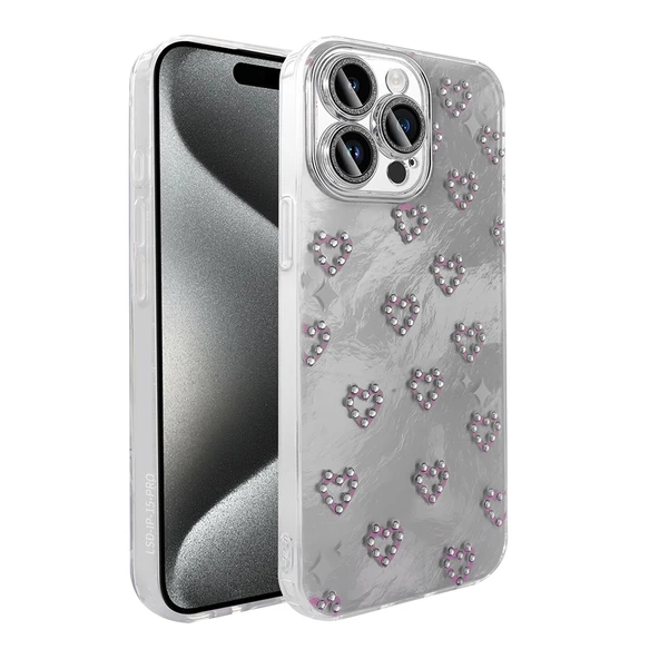 Apple iPhone 15 Pro Max Kılıf Kamera Korumalı Figürlü  Ponti Silikon Kapak ürün görseli