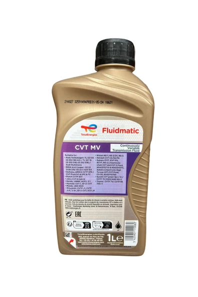 Total Fluidmatic Cvt Mv 1 Litre - 4