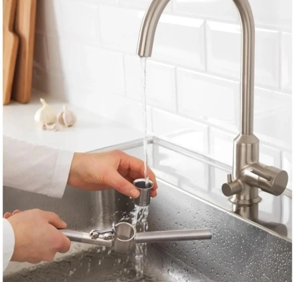 Paslanmaz Çelik Koncıs Sarımsak Ezici Pratik Sarımsak Ezeceği Lüks Çelik Sarımsak Ezeceği - 2