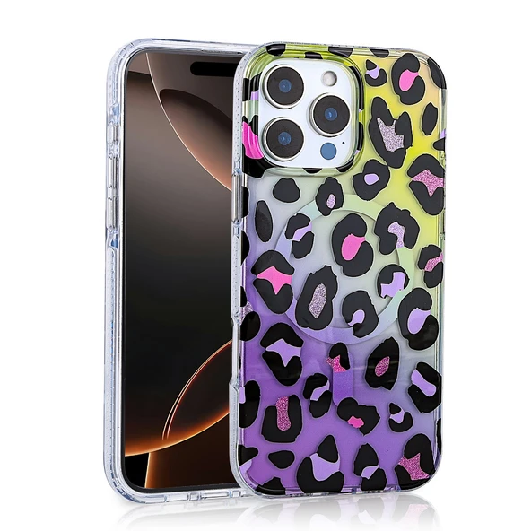 Apple iPhone 15 Pro Max Kılıf M-safe Şarj Özellikli  Jago Kapak - Resim 2