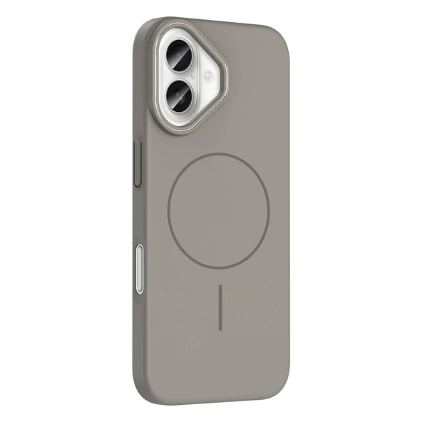 Apple iPhone 16 Plus Kılıf M-safe Şarj Özellikli  Ruby Sert Kapak - Resim 4