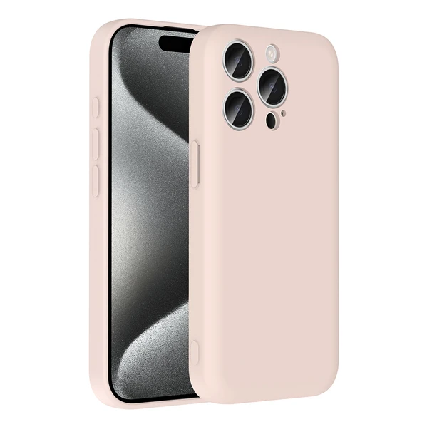 Apple iPhone 15 Pro Kılıf Kamera Korumalı Kartlık Hazneli  Vitra Kapak - Resim 2