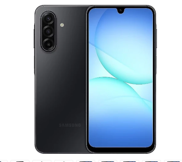 Samsung Galaxy A17 128 4 GB (Distribütör Garantili) Siyah ürün görseli