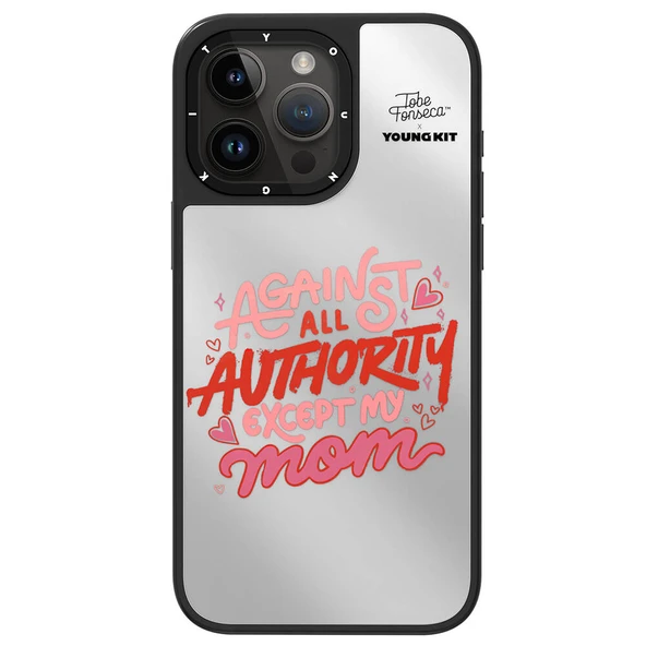 Apple iPhone 15 Pro Max Kılıf Tobias Fonseca Tasarımlı Youngkit Mirror Kapak - 7