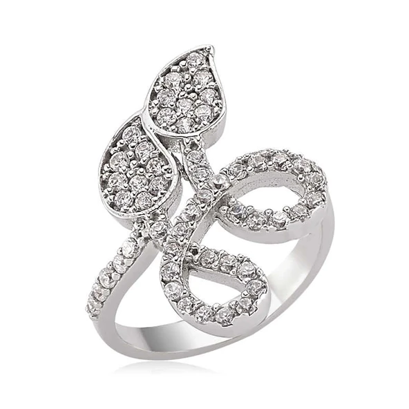 Supertrend Gümüş Yaprak Bayan Yüzük