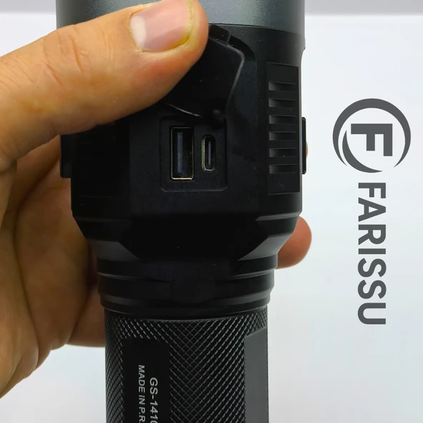 Gold Silver GS-14100 50W 5000 Lümen Profesyonel Şarjlı El Feneri - 4