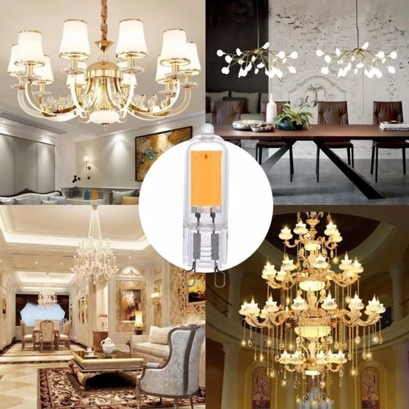 Cata CT-4221 5W 220V G9 LED Kapsül Ampul 6400K Beyaz Işık Enerji Tasarruflu Geniş Açı LED Lamba - 2