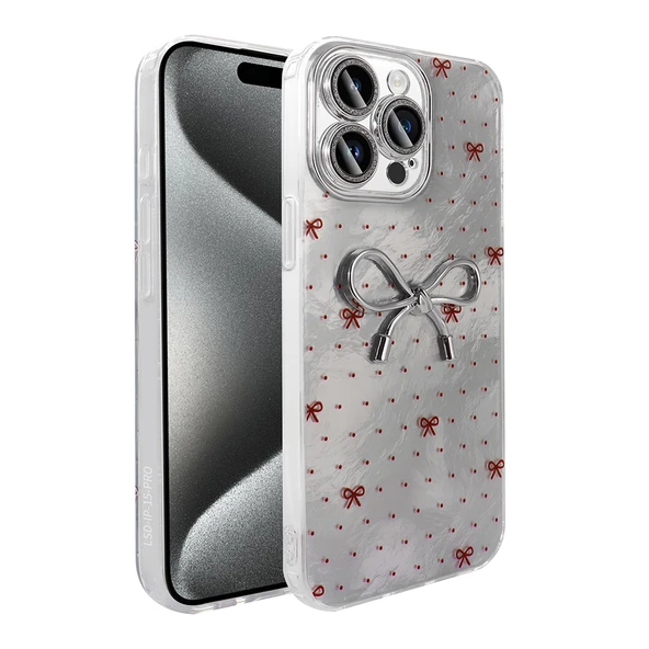 Apple iPhone 15 Pro Max Kılıf Kamera Korumalı Figürlü  Ponti Silikon Kapak ürün görseli