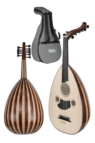 Yonka UD-10KM Kelebek ve Maun Ağacı Ud Abanoz Klavye EL Yapımı Yüksek Kaliteli Ud ürün görseli