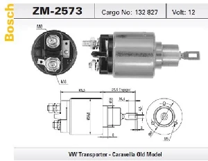 MARŞ OTOMATİĞİ-12V VOLKSWAGEN TRANSPORTER / CARAVELLE ESKI MODEL - ZM-2573 ürün görseli