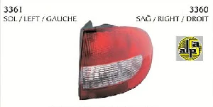 STOP LAMBA DIŞ SOL 98>>>02 MEGANE I - PLEKSAN-3361 ürün görseli 1