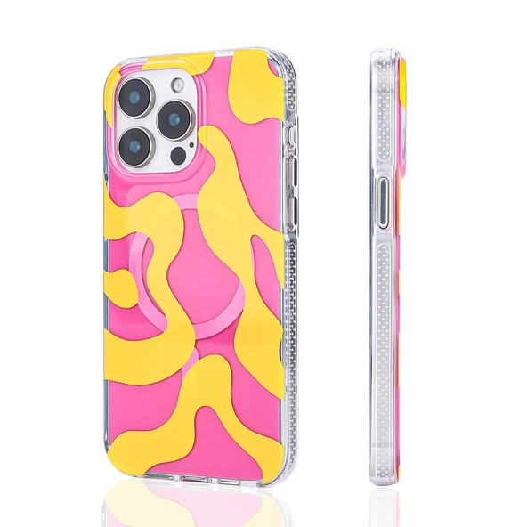 Apple iPhone 16 Pro Max Kılıf M-safe Şarj Özellikli  Stilo Kapak - Resim 4