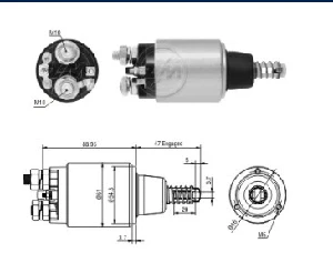 MARŞ OTOMATİĞİ-BOS 12V 3D CASE  CARGO 233933 - ZM-4639 ürün görseli