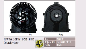 KALORİFER MOTORU-12 V VW GOLF IV-BORA-POLO-OCTAVIA-LEON PERVANELİ (1J1819021A) - SGR-53002 ürün görseli 1