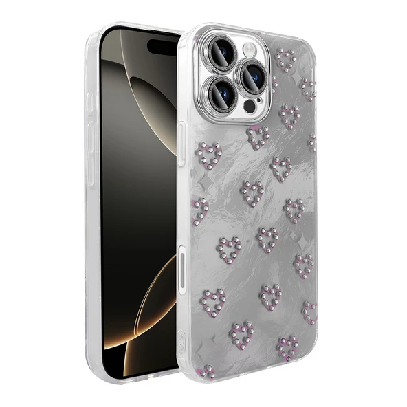 Apple iPhone 16 Pro Max Kılıf Kamera Korumalı Figürlü  Ponti Silikon Kapak ürün görseli