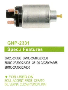 MARŞ OTOMATİĞİ>12V KIASOUL-PRIDE-CERATO/HYUNDAIACCENT-I30-VERNA-CLICK - GENON-GNP-2331 ürün görseli