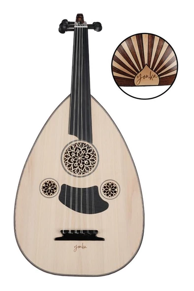Yonka UD-10KM Kelebek ve Maun Ağacı Ud Abanoz Klavye EL Yapımı Yüksek Kaliteli Ud - 2