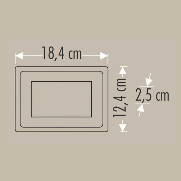Elektrikle Çalışır, 50 Watt BEYAZ Işık İç ve Dış Mekan Slim Led Projektör, Yağmurdan Etkilenmez - Resim 2