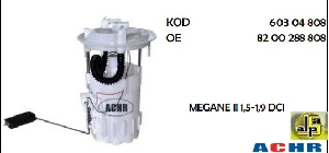 YAKIT MODÜLÜ RENAULT MEGANE II 1,5-1,9 DCI (POMPASIZ) - ACHR-60304808 ürün görseli