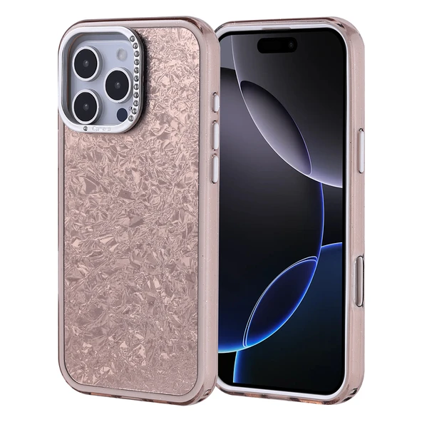 Apple iPhone 16 Pro Max Kılıf Taşlı Tasarımlı  Kapi Kapak ürün görseli