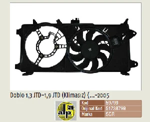 FAN MOTORU KLİMASIZ>DOBLO 1.3,1.9 JTD - SGR-59799 ürün görseli
