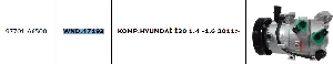 KLİMA KOMPRESÖRÜ HYUNDAİ İ30 1.4 -1.6 2011> - WONDO-47193 ürün görseli 1