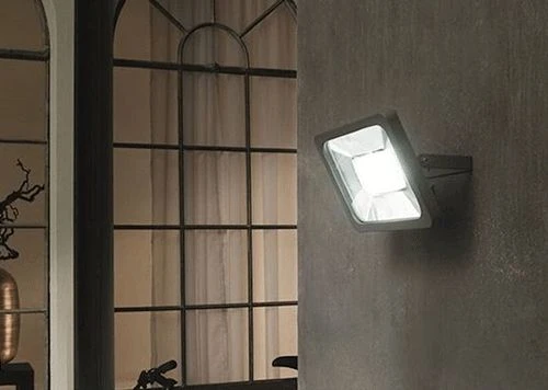 Elektrikle Çalışır, 50 Watt BEYAZ Işık İç ve Dış Mekan Slim Led Projektör, Yağmurdan Etkilenmez - Resim 4