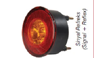 Arka  Sinyal + Reflex Lambası  ( Ø 98mm ) , 12 V , LEDli - FARBA-13279E ürün görseli