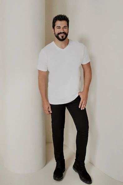 Altınyıldız Classics Erkek Siyah Ekstra Slim Fit Dar Kesim Rıss Pamuklu Esnek Denim Jean Kot Pantolon