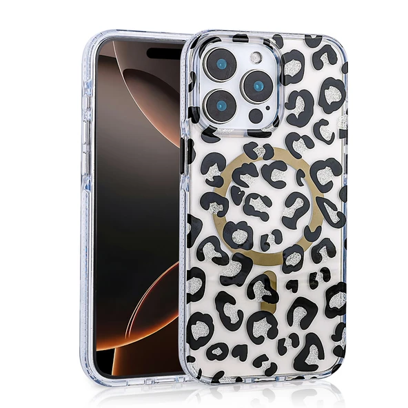 Apple iPhone 16 Pro Kılıf M-safe Şarj Özellikli  Jago Kapak - Resim 4