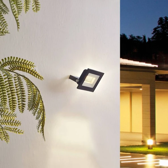 Elektrikle Çalışır, 50 Watt BEYAZ Işık İç ve Dış Mekan Slim Led Projektör, Yağmurdan Etkilenmez - Resim 5