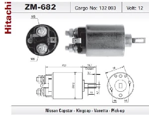 MARŞ OTOMATİĞİ-12V NİSSAN - CAPSTAR - PİCK-UP - ZM-682 ürün görseli
