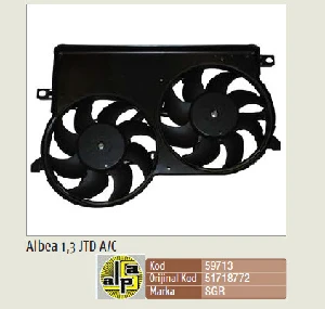FAN MOTORU KLİMALI DAVLUMBAZLI>ALBEA 1.3 JTD  ÇİFTLİ - SGR-59713 ürün görseli