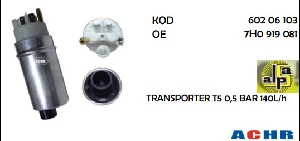 YAKIT POMPASI VOLKSWAGEN TRANSPORTER T 5  0,5 BAR 140L/h - ACHR-60206103 ürün görseli