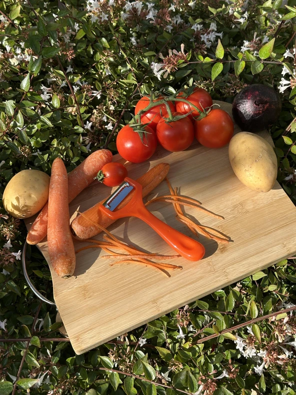 Solingen Turuncu Jülyen Soyacak – Paslanmaz Alman Çeliği, Ergonomik Sap, Orijinal (Tekli) ürün görseli