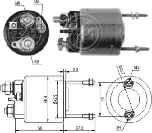 MARŞ OTOMATİĞİ-VT-12V-R.21-25/VOLVO/CITR.(CIFT CIKIS) 2D.CIVATALI-182458 - ZM-596 ürün görseli