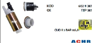 YAKIT POMPASI PEUGEOT PARTNER,206,306,406 1,4-1,6-2,0-RENAULT CLIO II,TWINGO - ACHR-60211387 - 1