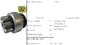 MARŞ DİŞLİSİ-9D 5K TOYOTA COROLLA - YARİS - AURİS - FORMMETAL-74364 ürün görseli 1